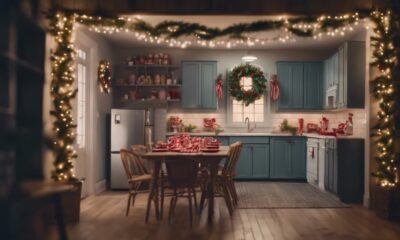 kitchen winter wonderland decor