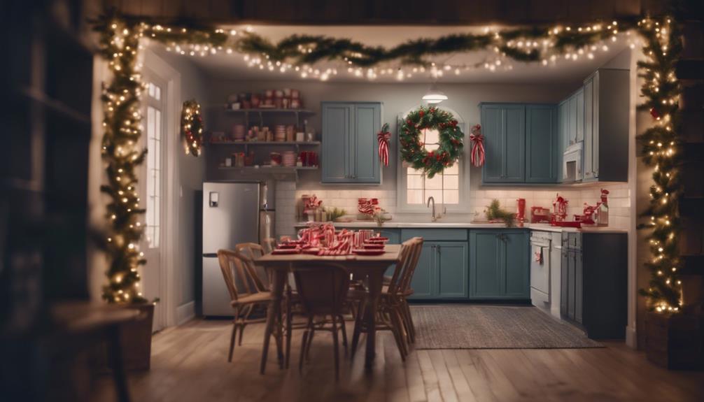 kitchen winter wonderland decor