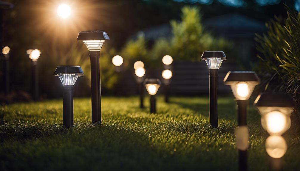 landscaping with solar lights