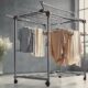 laundry organization with drying racks