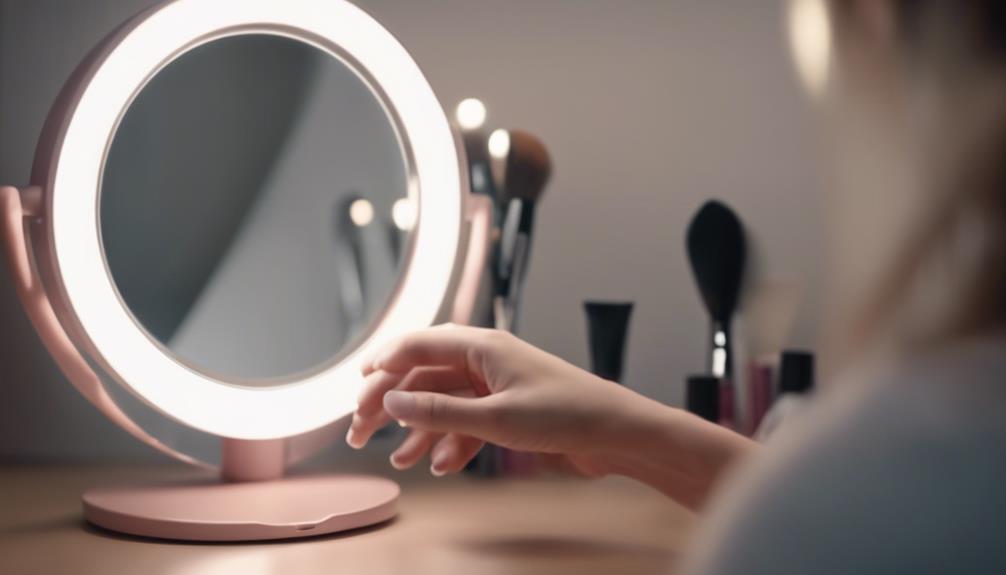 led makeup mirror upkeep