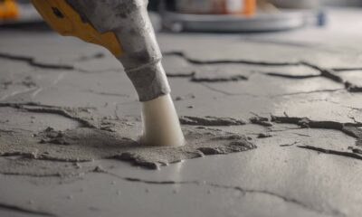 liquid cement crack fillers