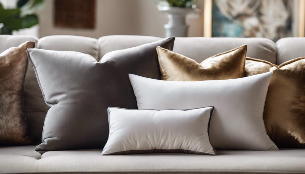 luxurious down feather pillows