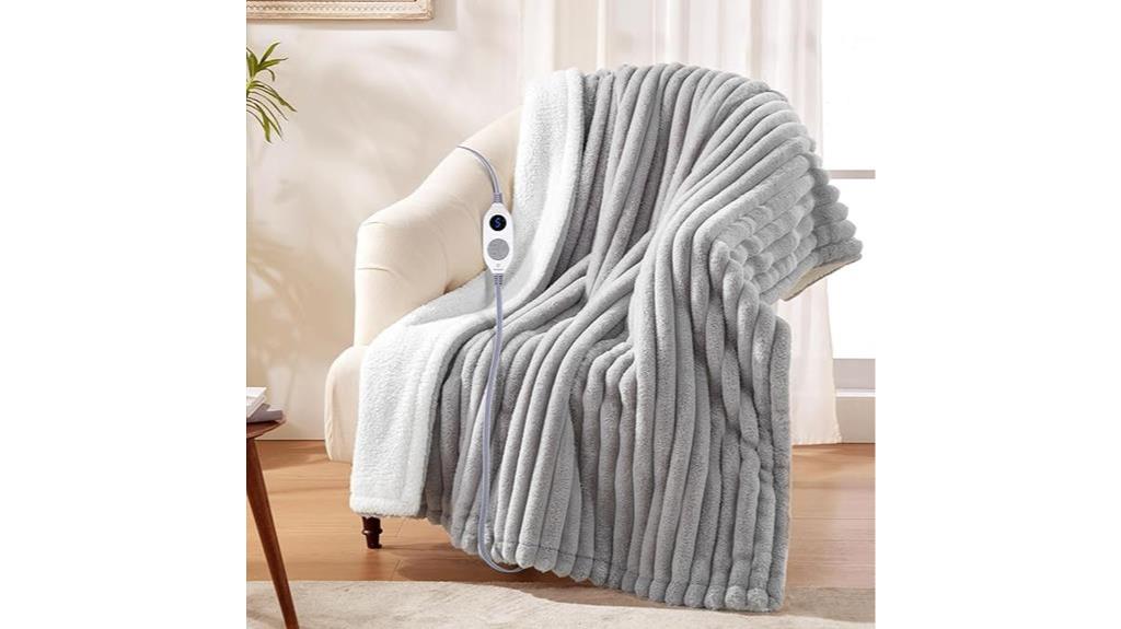luxurious electric heated blanket