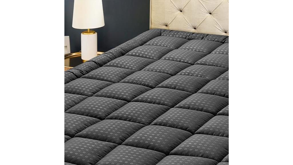 luxurious quilted mattress protector