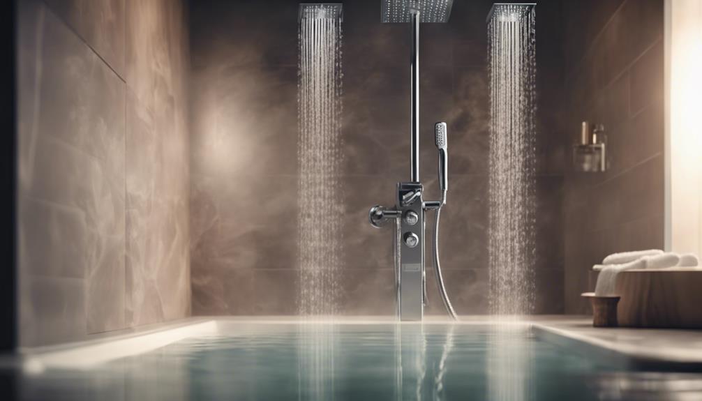 luxurious spa shower systems