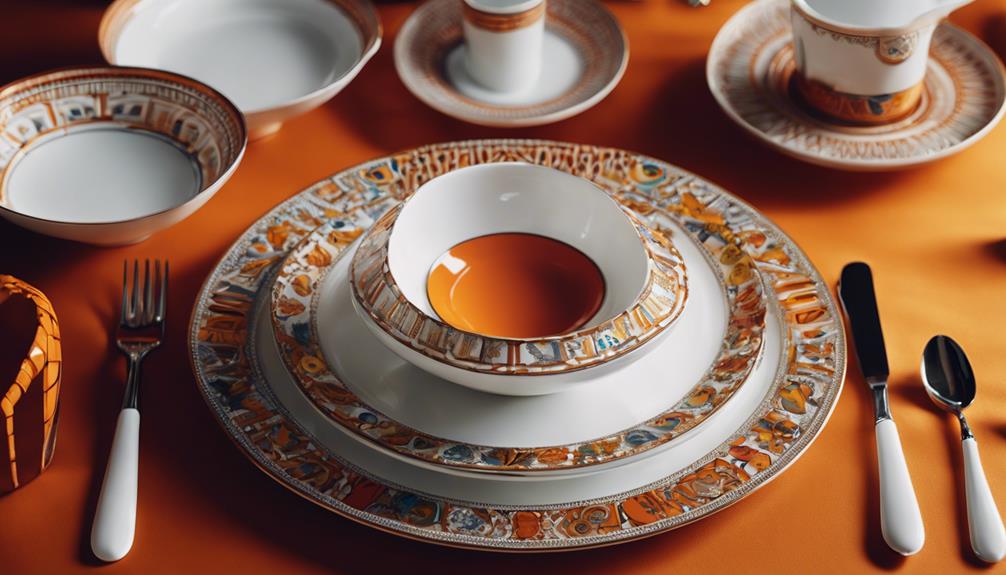 luxury tableware with exclusivity