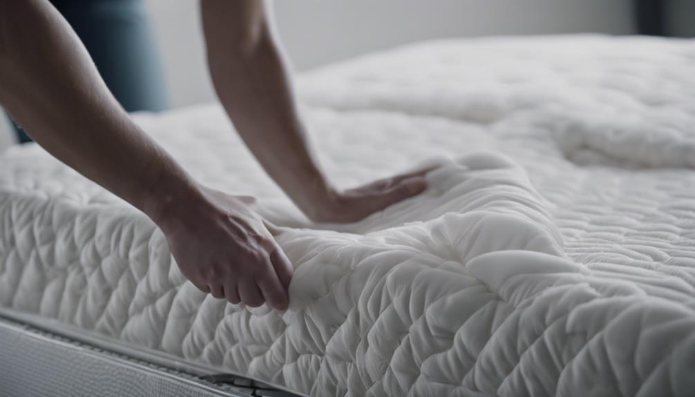 maintaining mattress pad cleanliness