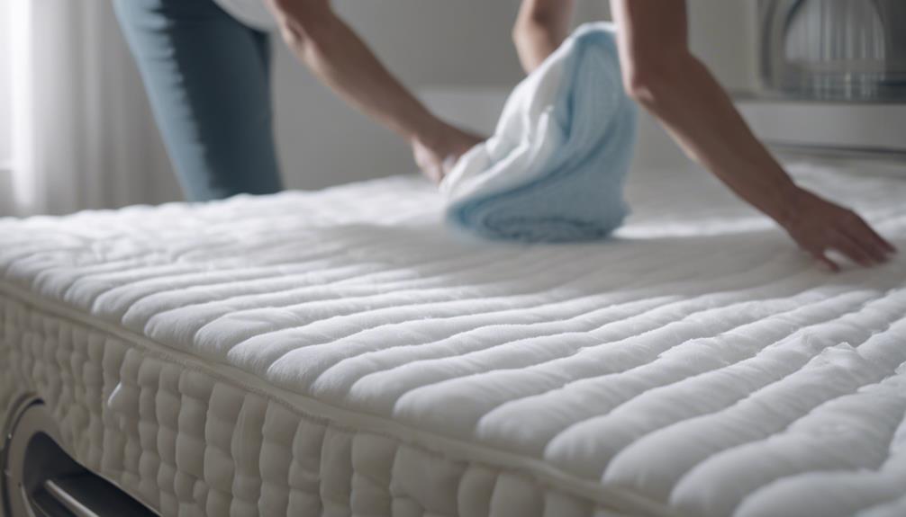 mattress pad cleaning frequency