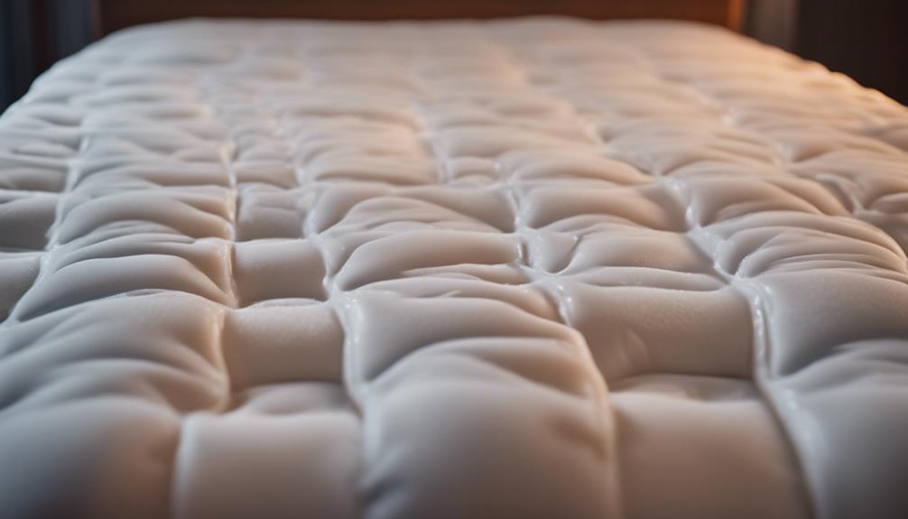 memory foam mattress damage
