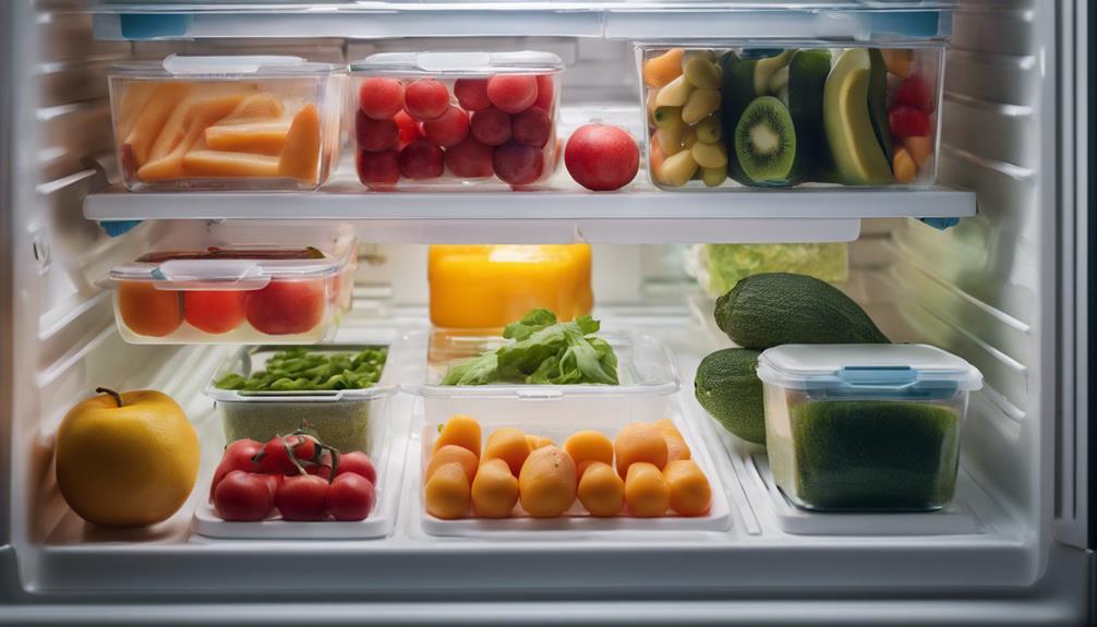 mini freezers for organization