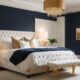 navy accent wall tutorial