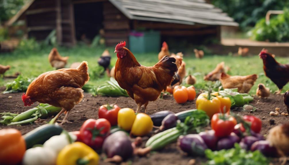 optimal foods for chickens