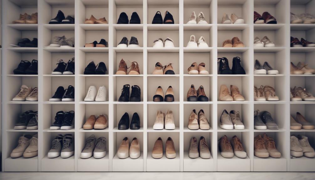 organize shoes stylishly with these racks