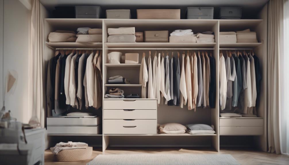 organizing fashion wardrobe items