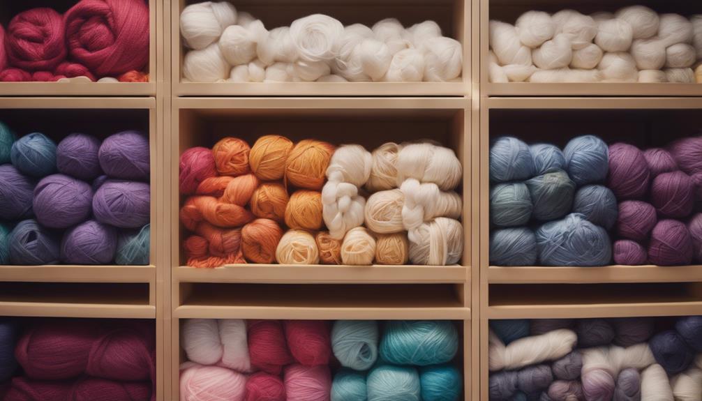 organizing yarn stash efficiently