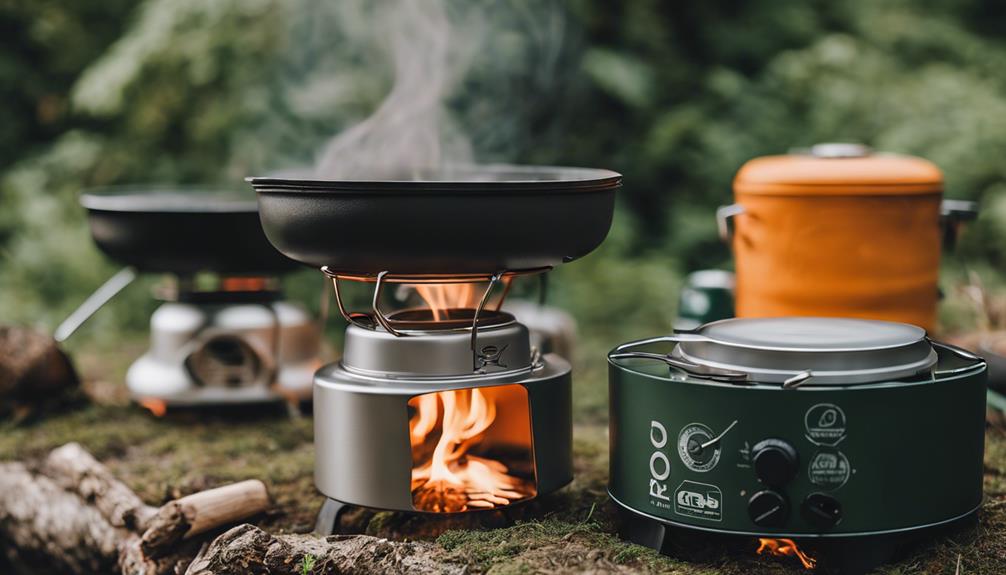 outdoor cooking stove options