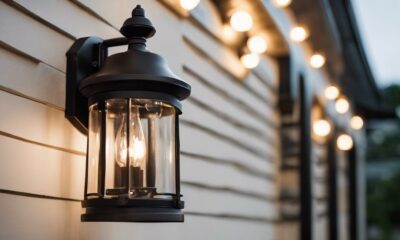 outdoor lighting fixture finishes