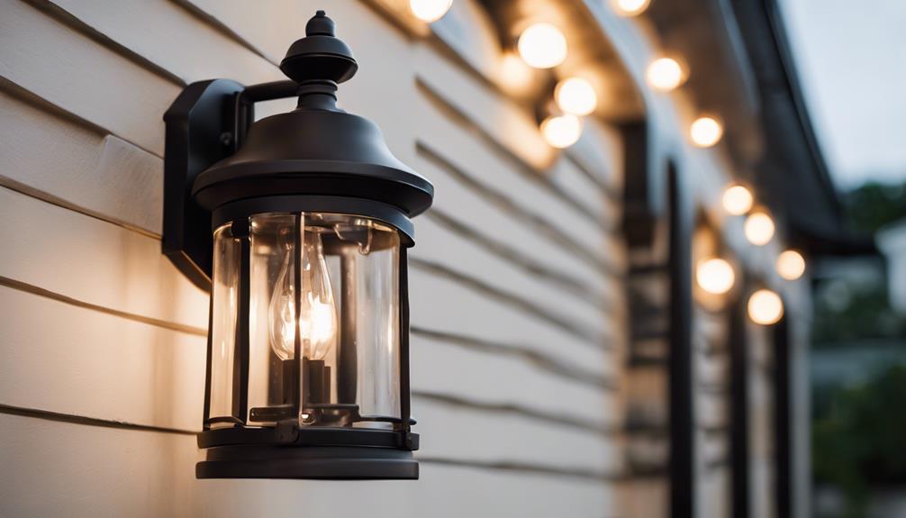 outdoor lighting fixture finishes