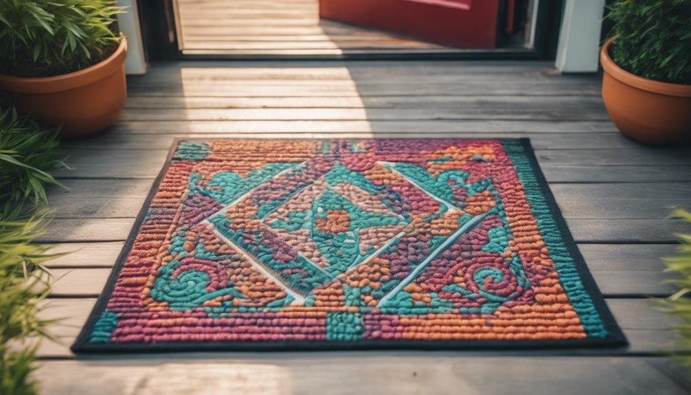 outdoor mats for welcoming