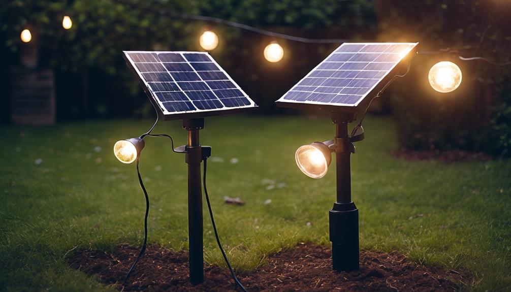 outdoor solar lighting selection