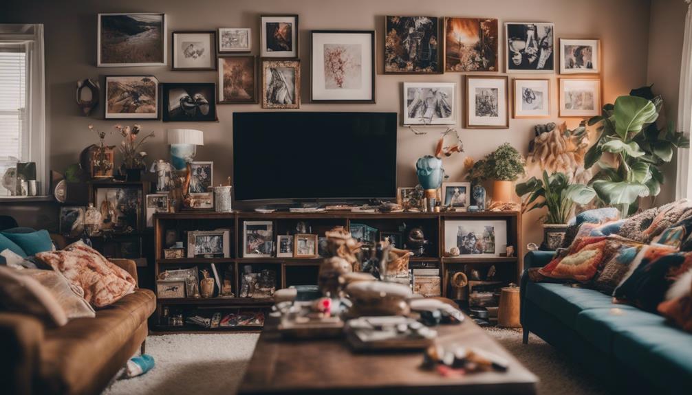 overwhelming decorative items arrangement