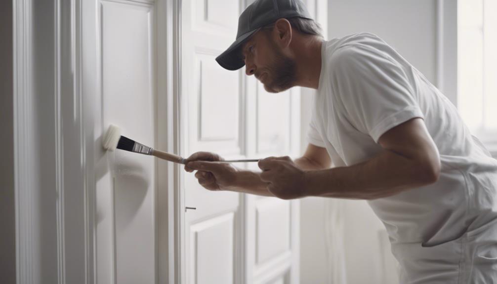 painting interior doors cost
