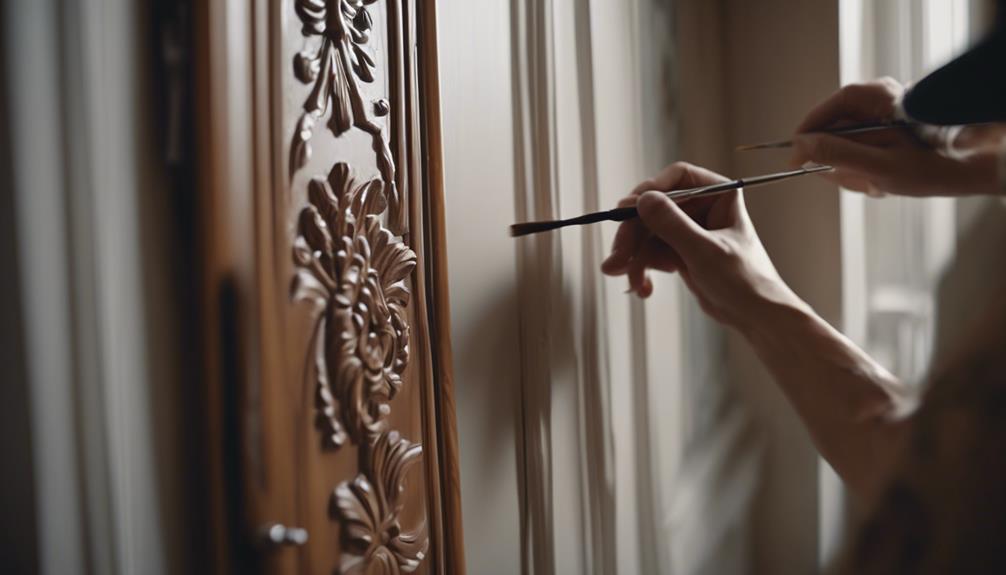 painting interior doors effectively