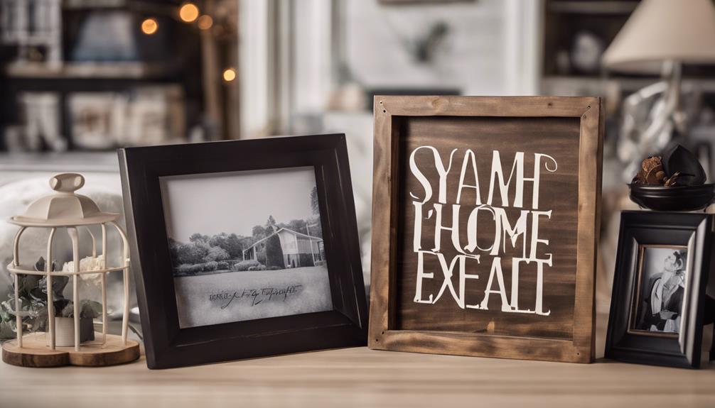 personalized home decor signs