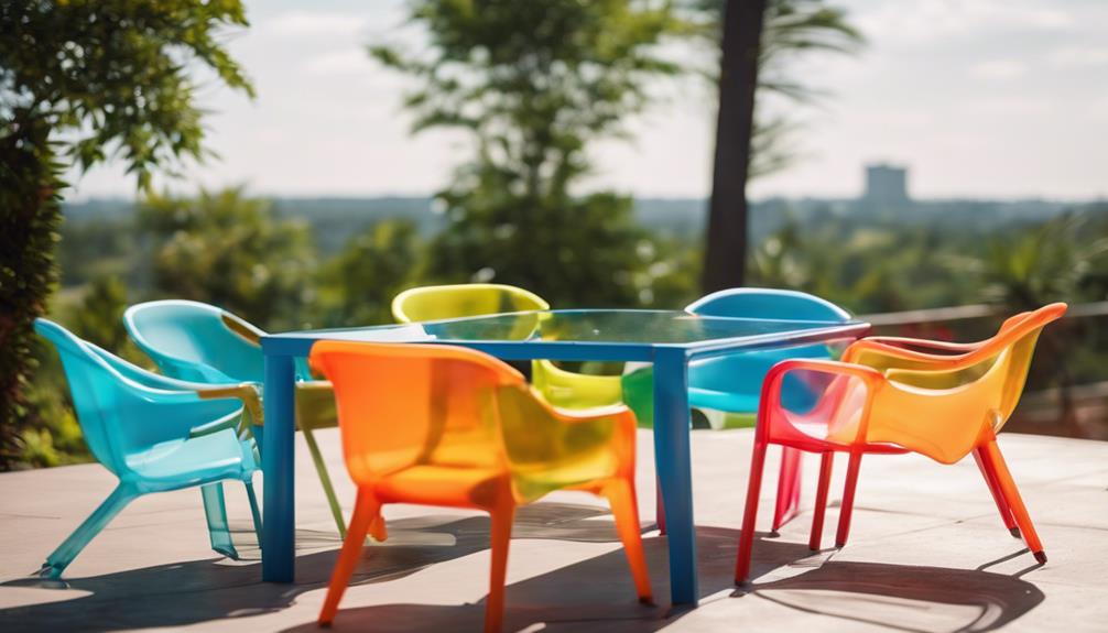 plastic patio chairs advantages