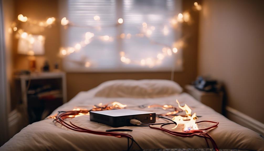 preventing heated mattress fires