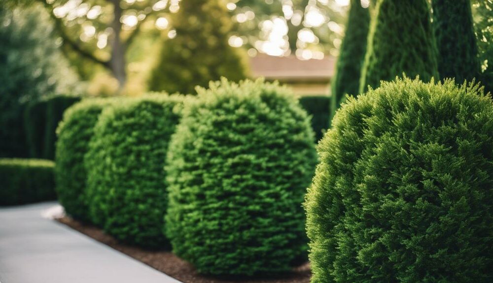 privacy enhancing bushes for outdoors