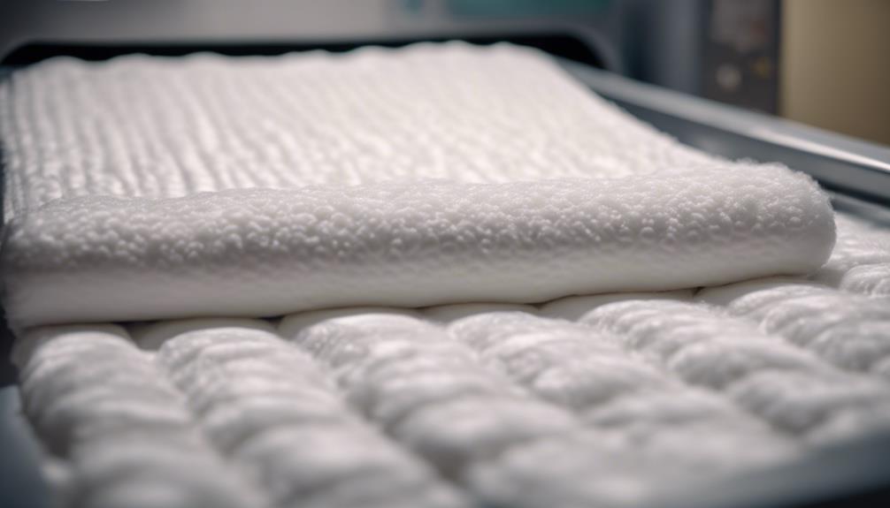 proper drying of mattress pad