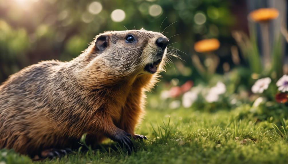 protect your garden from groundhogs