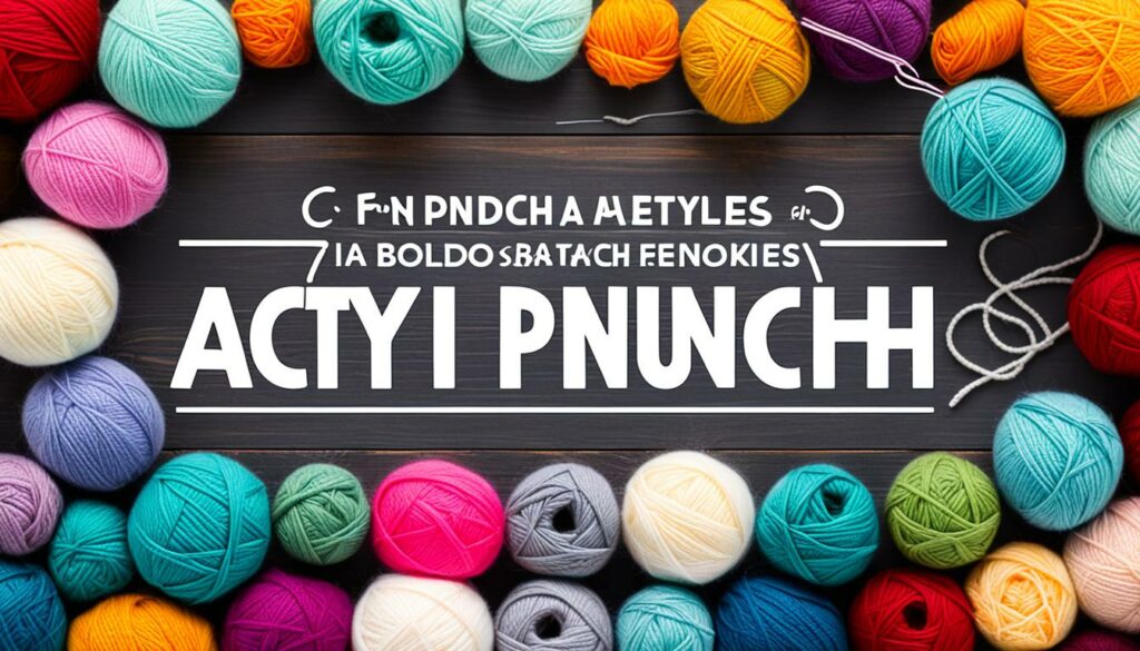 punch needle supplies poster
