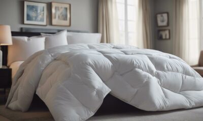 queen comforter on full bed