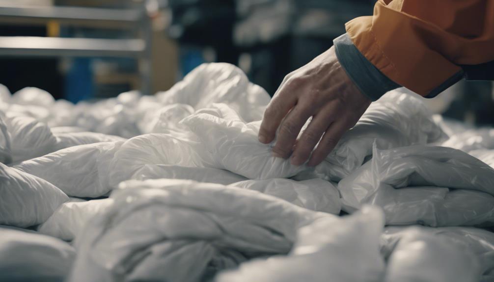 recycle down comforters professionally
