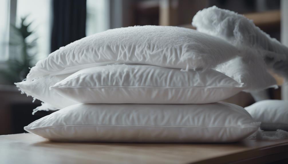 refreshing pillow inserts at home