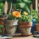 repurposing flower pots creatively