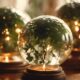 repurposing thrifted glass globes