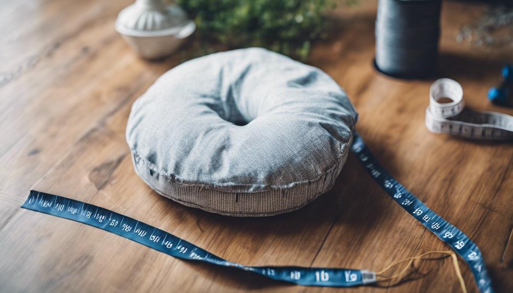 round pillow size guide