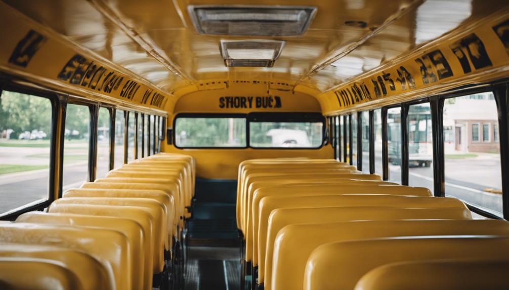 school bus interior dimensions