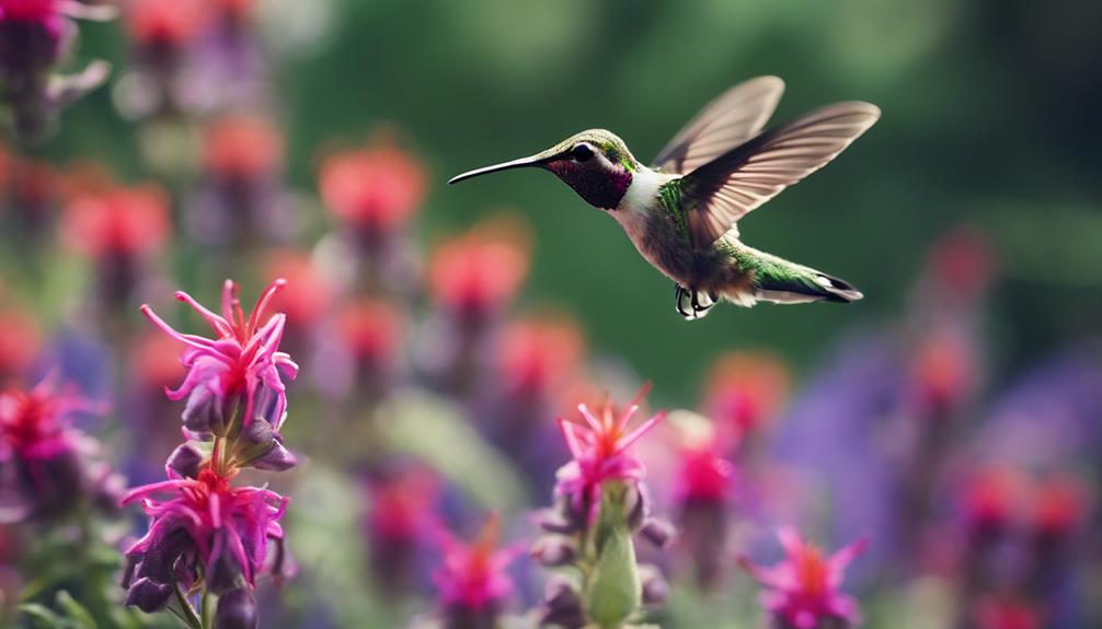 selecting flowers for hummingbirds