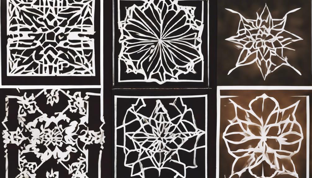 selecting stencil patterns online