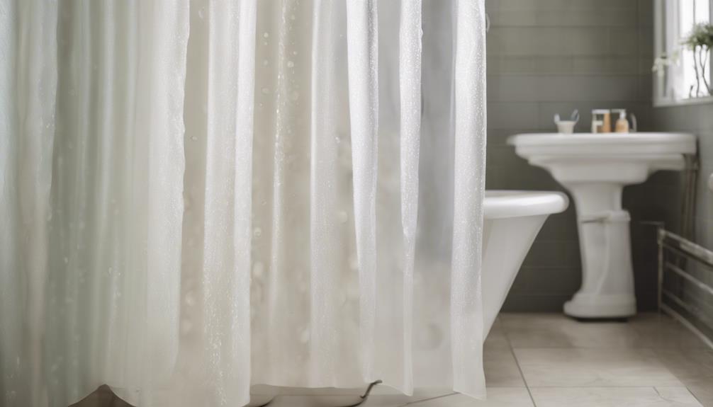 shower curtain liner guide