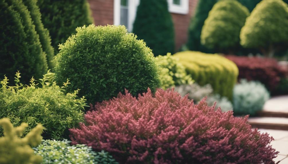 shrub selection for front yard