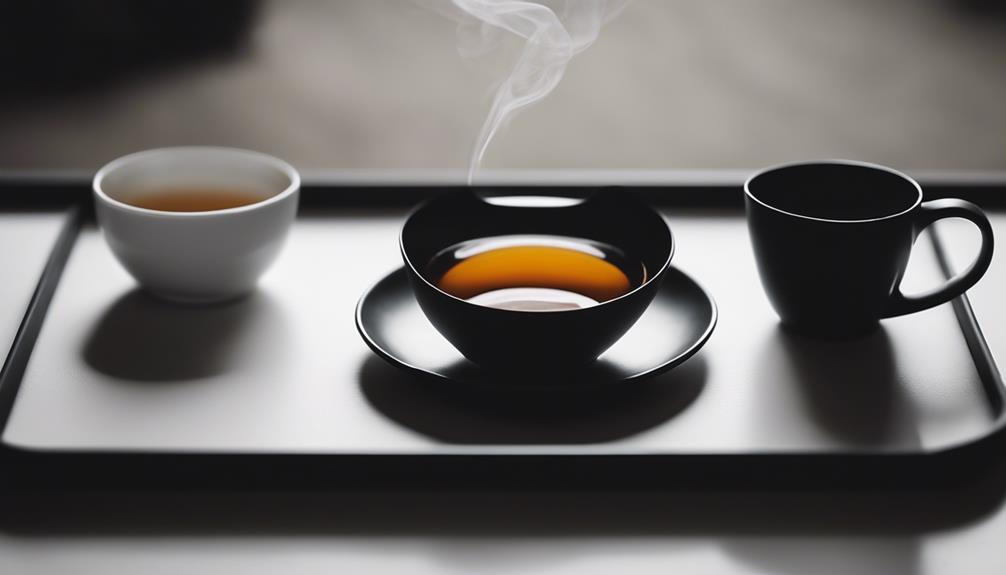 sleek tea tray design