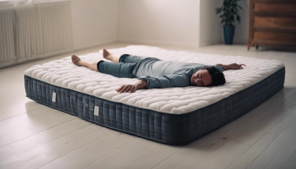sleeping without mattress alignment