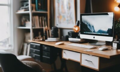 small desks for efficiency