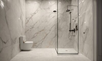 solid surface shower walls